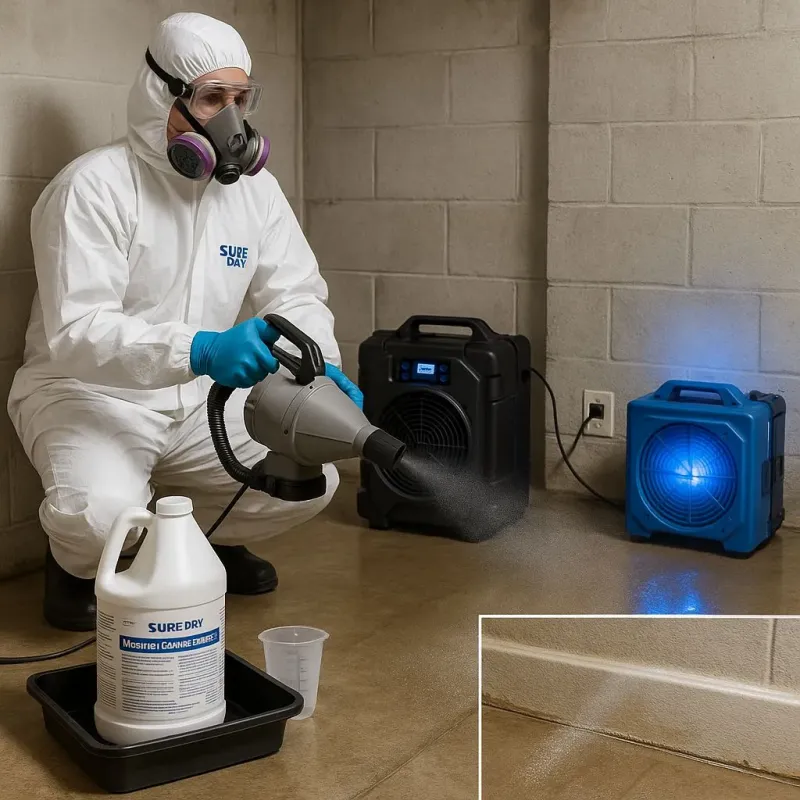 Sanitization and Odor Removal process in Pownal, VT
